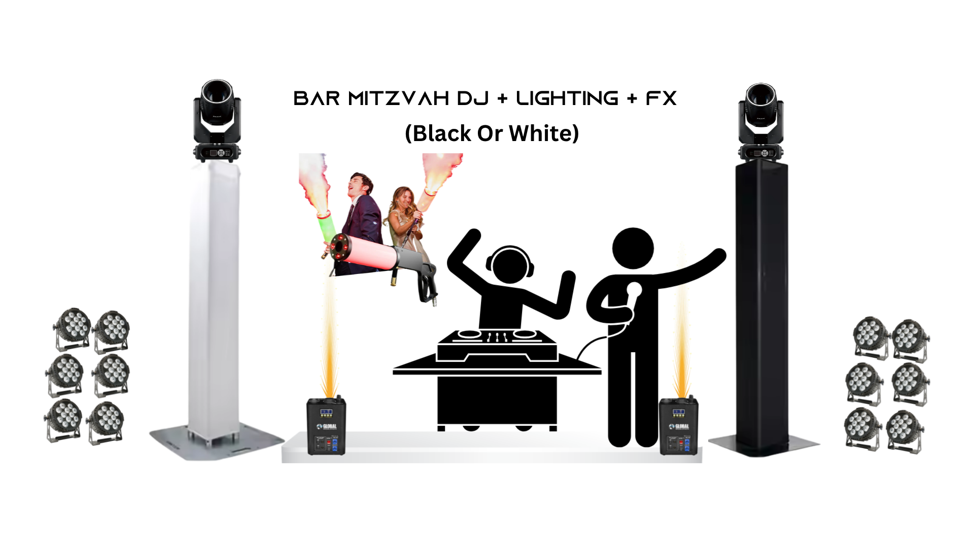 Bar Mitzvah DJ + Lighting + FX
