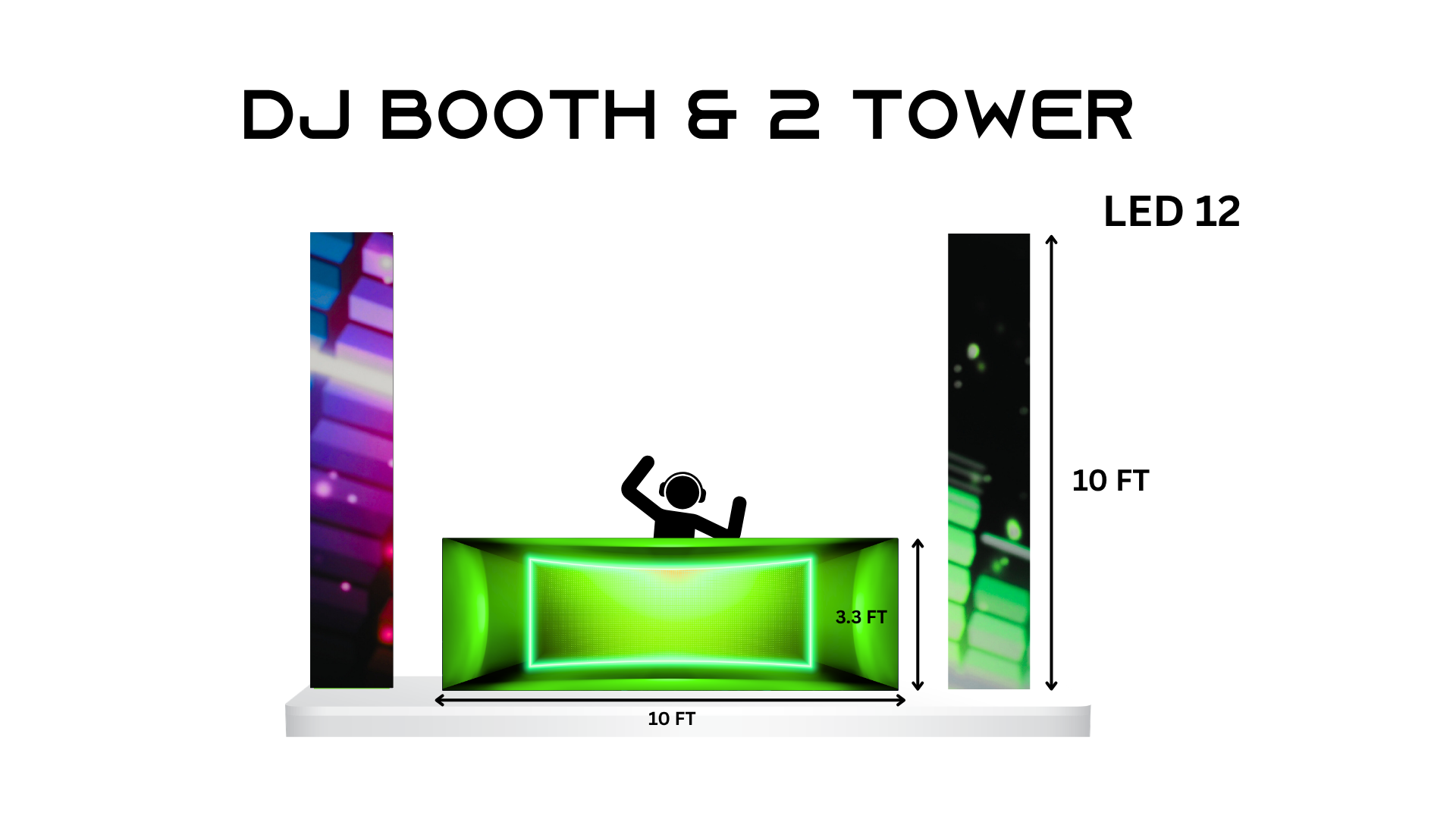 DJ Booth & 2 TOWER