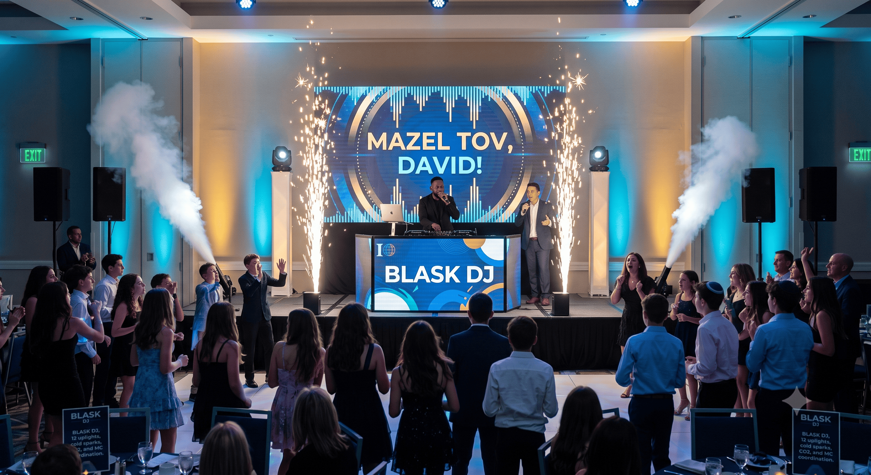 Bar Mitzvah DJ + Lighting + FX