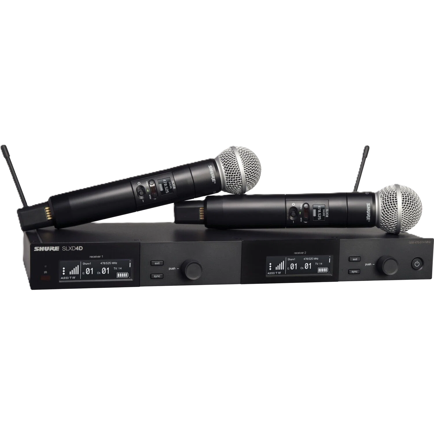 Shure SLXD24DE Dual SM58 Wireless Microphone System